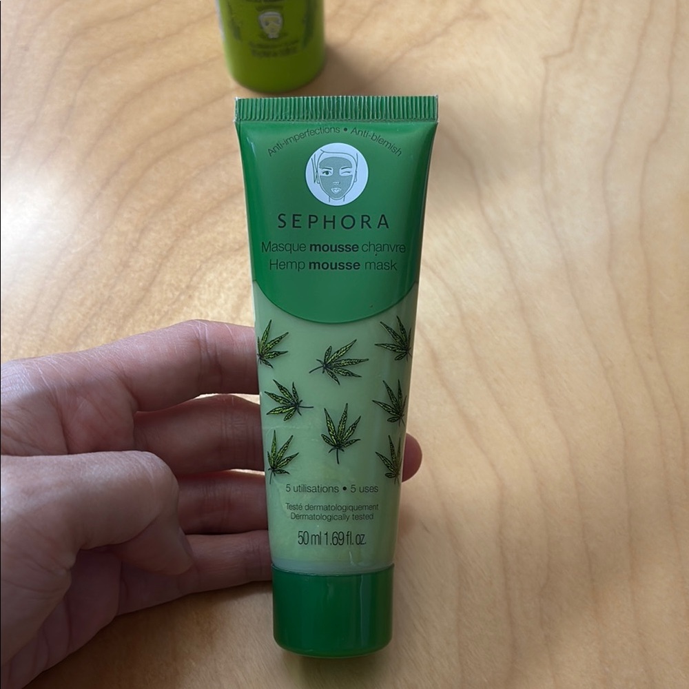 Sephora Green Hemp Mousse Mask